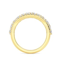 14K Yellow Gold Lab Grown Diamond Bands SJR60526-1.38CT
