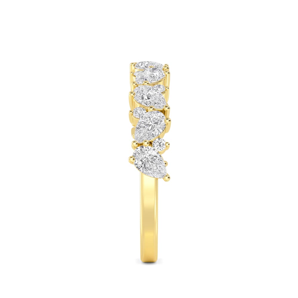 14K Yellow Gold Lab Grown Diamond Bands SJR60527-1.00CT