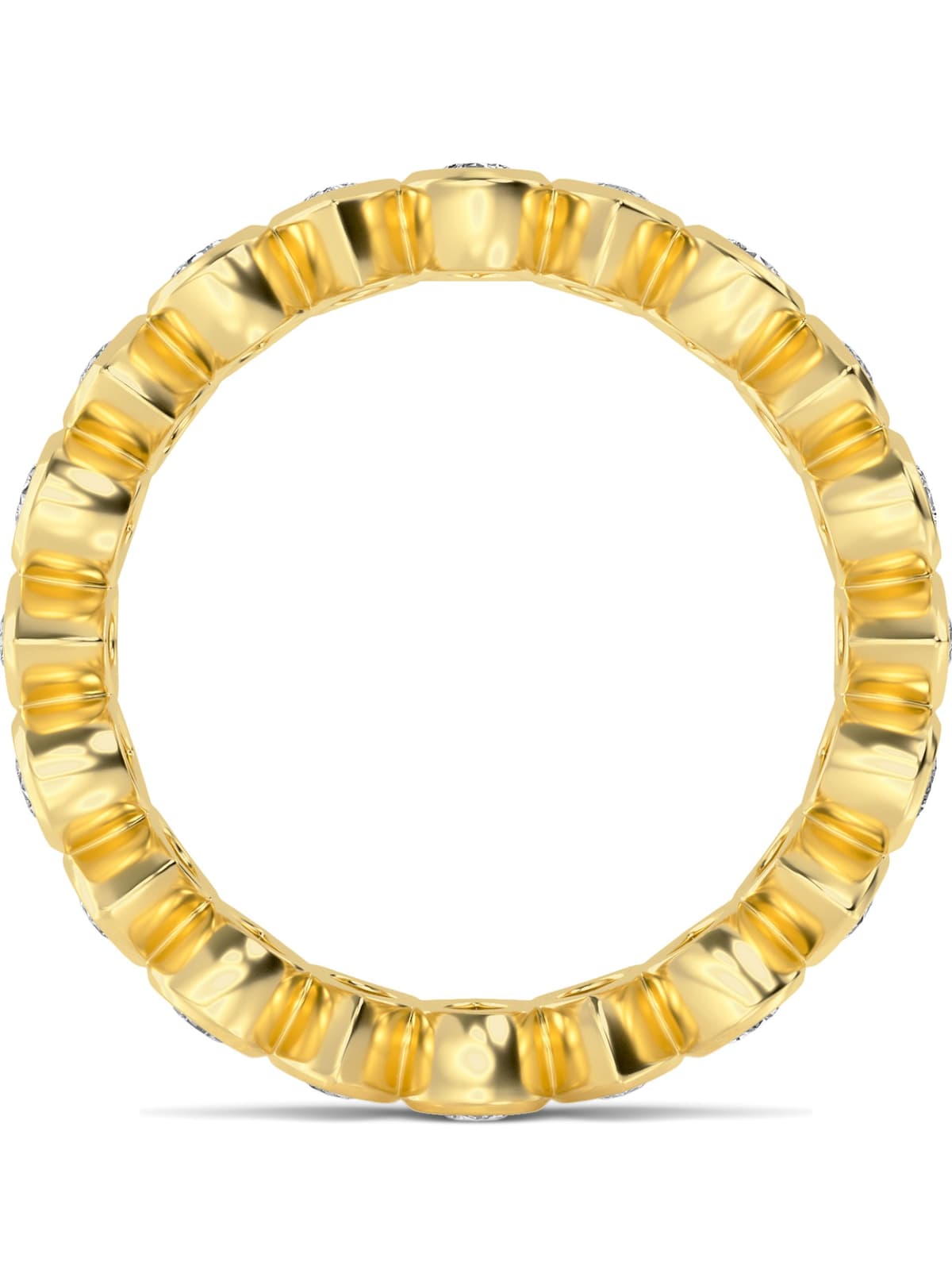 14K Yellow Gold Lab Grown Diamond Wedding Bands 1.72 ctw SJR60537PE-1.80CT
