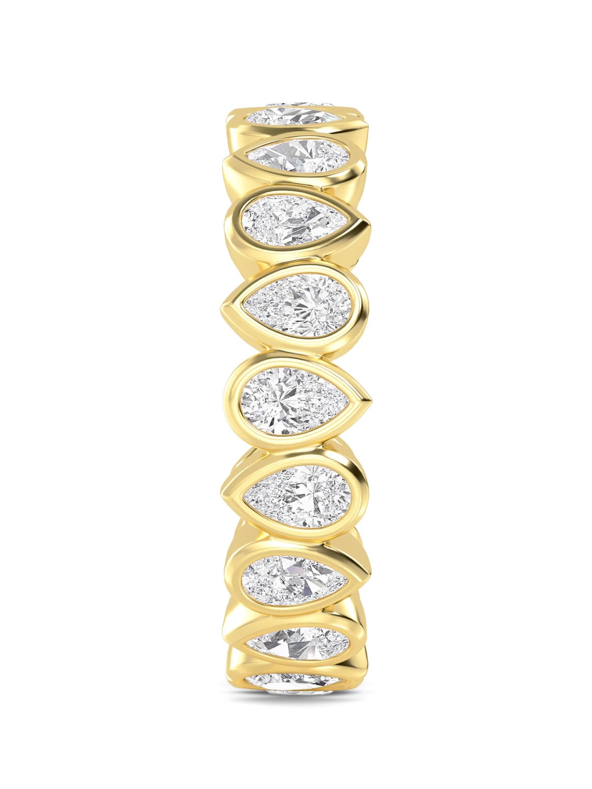 14K Yellow Gold Lab Grown Diamond Wedding Bands 1.72 ctw SJR60537PE-1.80CT