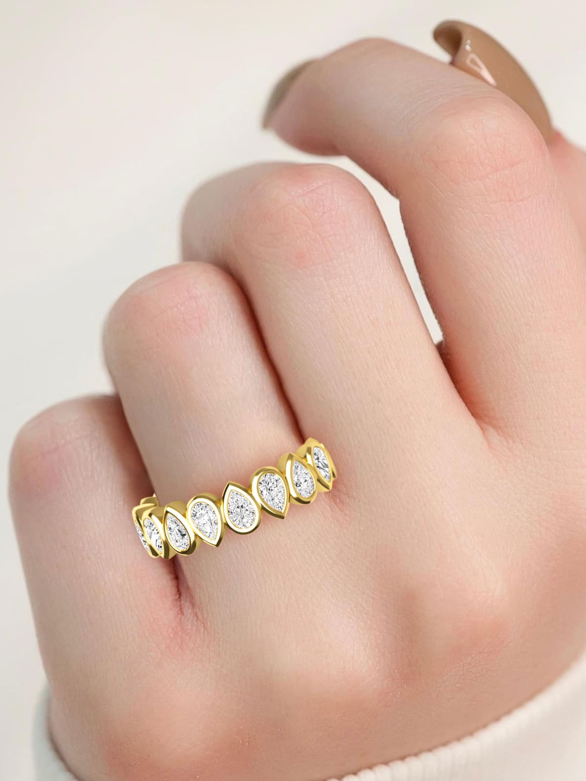 14K Yellow Gold Lab Grown Diamond Wedding Bands 1.72 ctw SJR60537PE-1.80CT