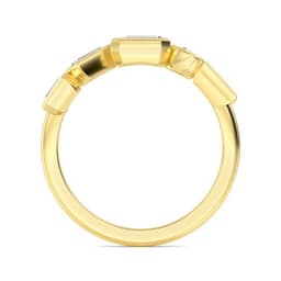 14K Yellow Gold Lab Grown Diamond Rings SJR60639MS-0.75CT