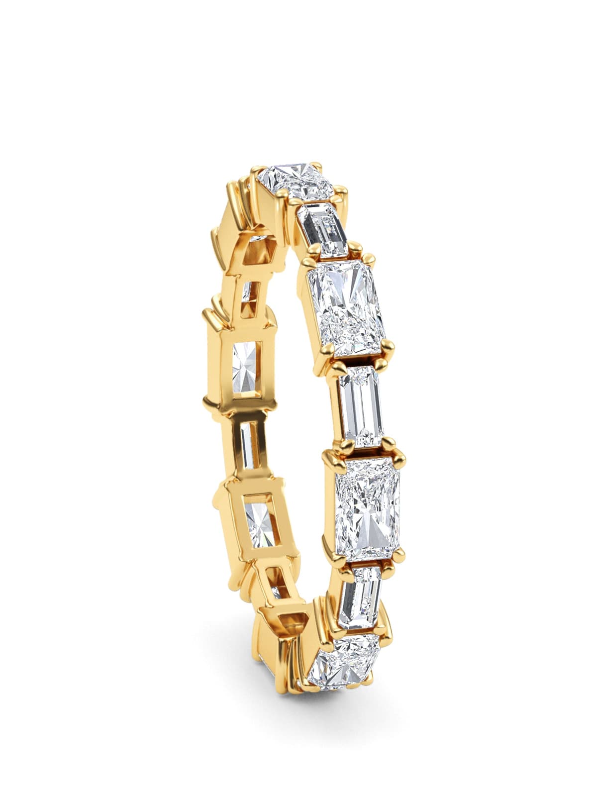 14K Yellow Gold Lab Grown Diamond Wedding Bands 1.51 ctw SJR61236-1.63CT