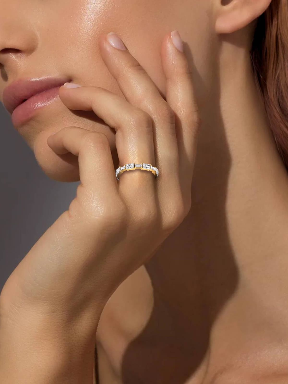 14K Yellow Gold Lab Grown Diamond Wedding Bands 1.51 ctw SJR61236-1.63CT