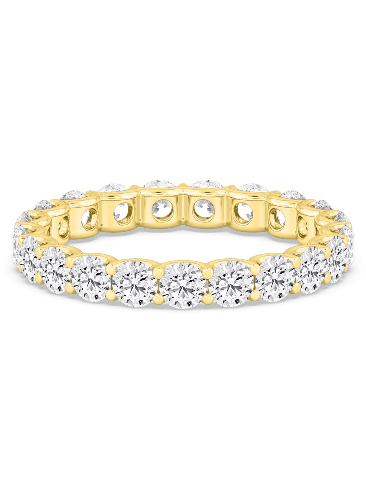 14K Yellow Gold Lab Grown Diamond WEDDING BANDS 2.06 ctw SJR61725-2.00CT