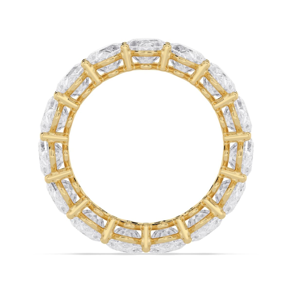 14K Yellow Gold Lab Grown Diamond WEDDING RINGS 11.11 ctw SJR62535LSOV-0.70PT